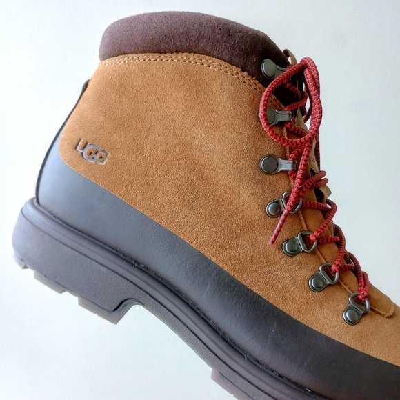 UGG Men's Biltmore Waterproof Suede Boot in Cool & Popular UGG Chestnut Color - Picture 6 of 16